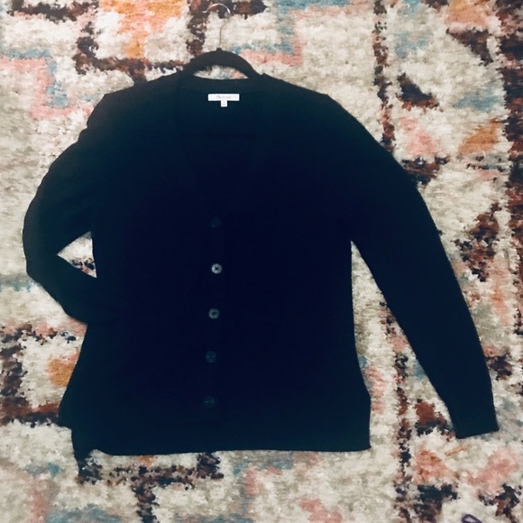 Madewell Sweaters - Madewell Landscape BLACK cardigan *final price*